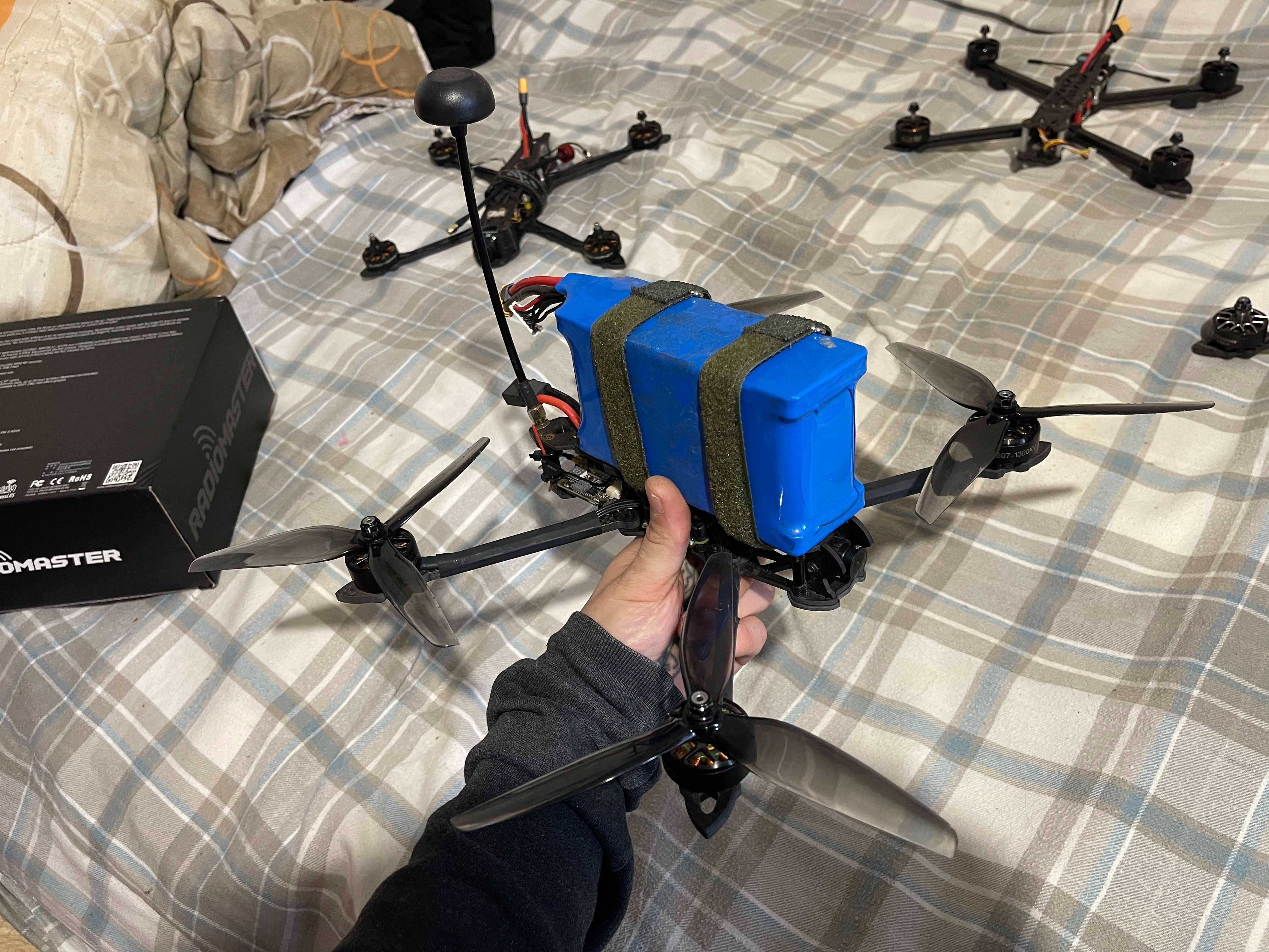 FPV дрон 7 дюймов + аккумулятор