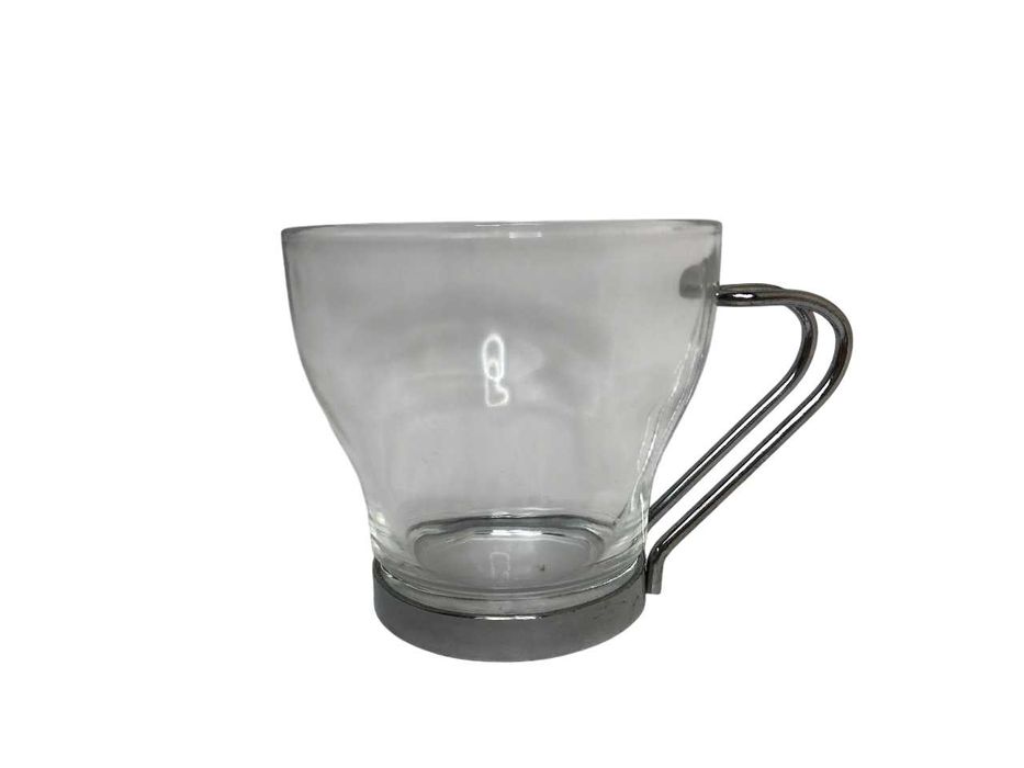 2635 Zestaw Komplet Filiżanek Do ESPRESSO Szklane 100ml 6szt