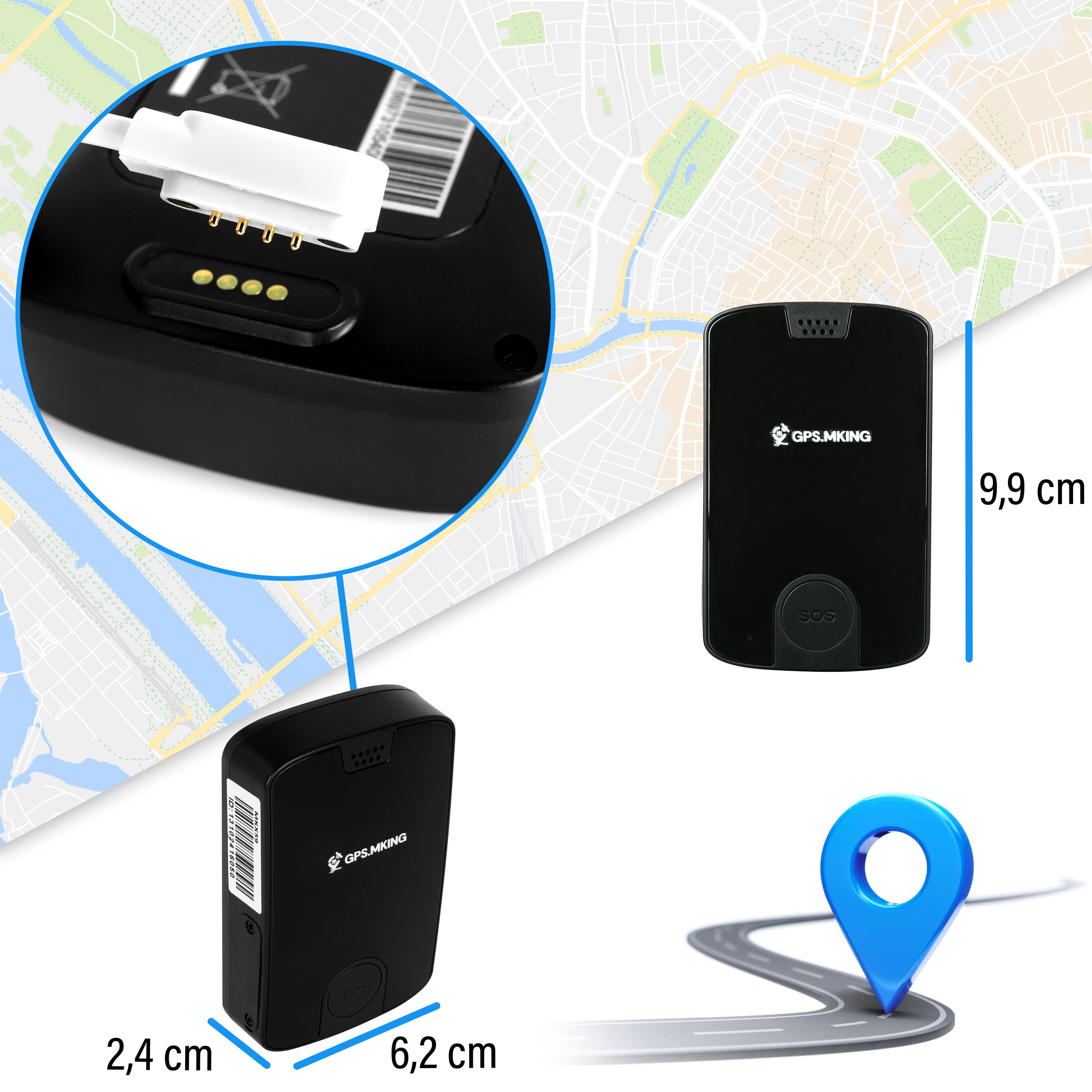 Lokalizator GPS 70 DNI 2G+4G magnes śledzenie podsłuch  MKX59