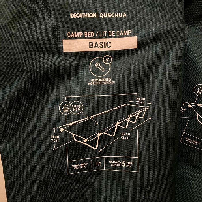 Łóżko polowe turystyczne