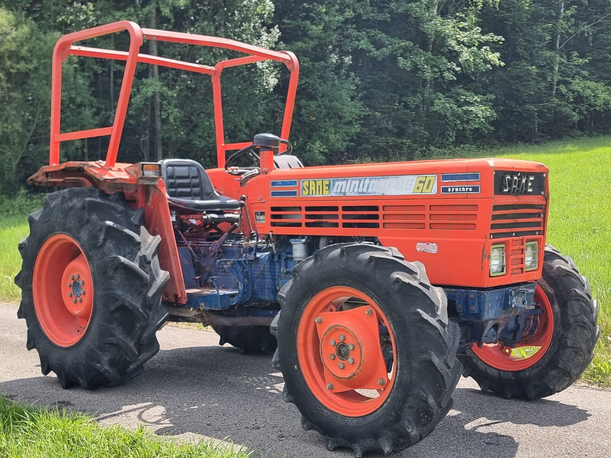 Ciągnik Same Minitaurus 60. Napęd 4x4, REWERS, Pełzaki*