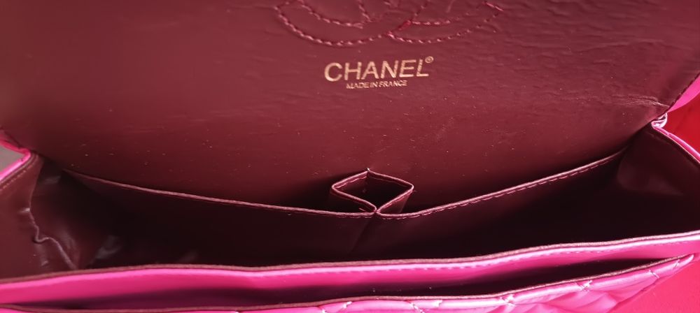 Torebka Chanel CC różowa fuksja piękna