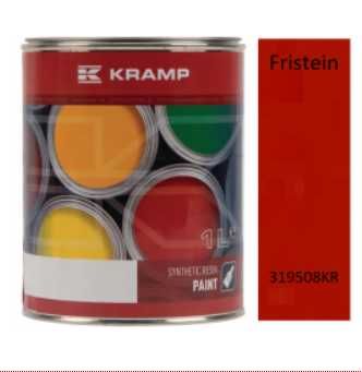 LAKIER KRAMP Do maszyn Fristein 319508KR czerwony 1L