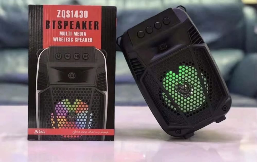 nowy głośnik Bluetooth - FM - USB - led - TF