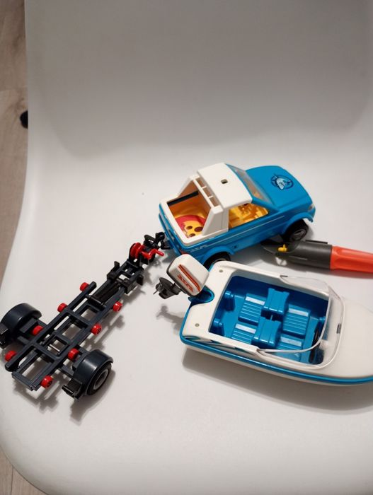 Playmobil  6864 autko przyczepa motorówka