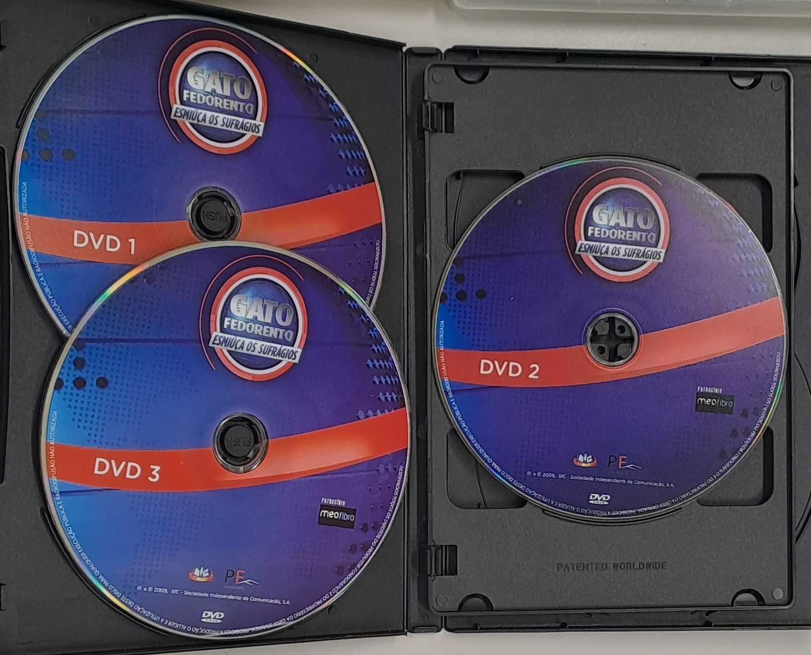 Pack com 7 Séries do Gato Fedorento (14 DVD)