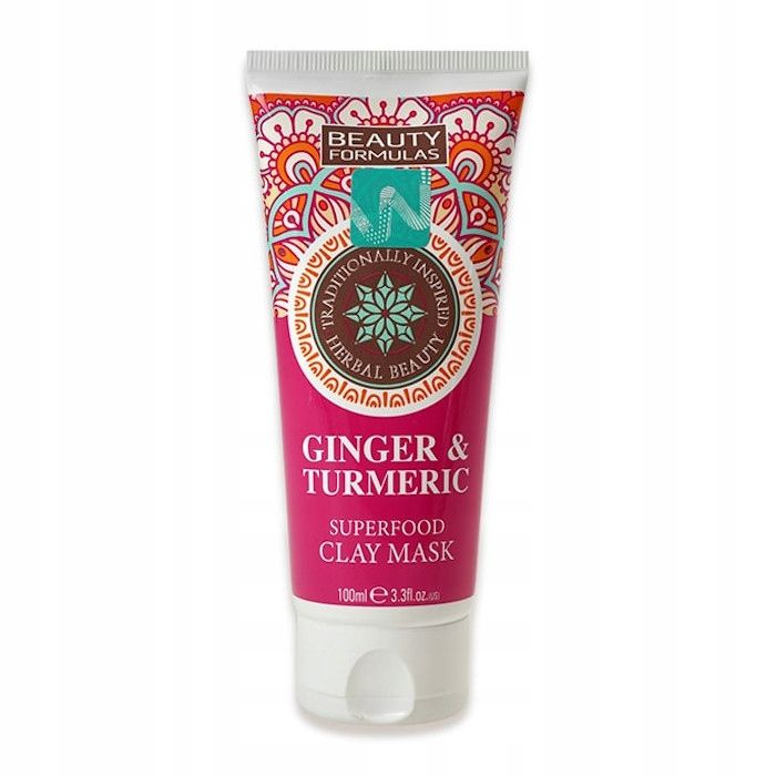 Beauty Formulas Maska Z Glinką Imbir Kurkuma 100Ml