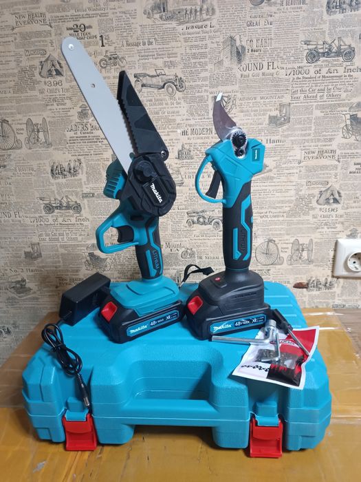Комплект 2в1 Makita АКБ 24V пила  та секатор