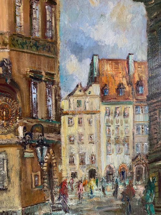 Obraz olejny Warszawa-Stare Miasto