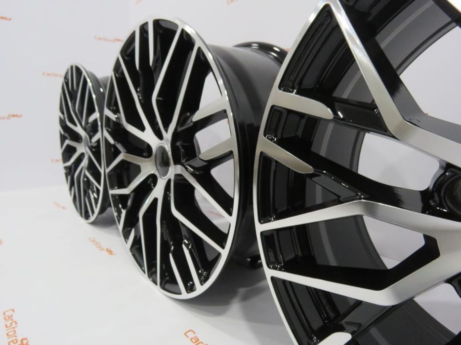 Jantes Look Audi R8 18 x 8 et45 5x112 Preto+ Polido