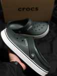 Crocs мужские тапочки Khaki повседневные Летняя коллекция! Крокс Топ