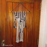 Quadro parede em macramé