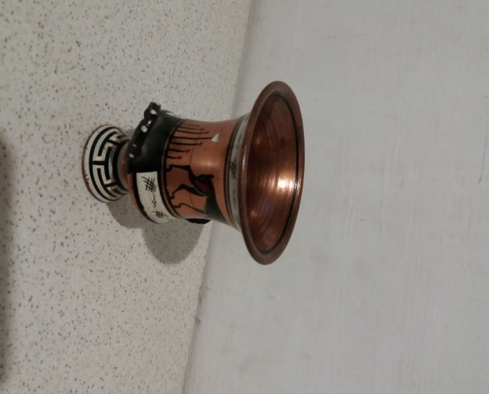 Mini Waza-mosiądz-Motyw Grecki!