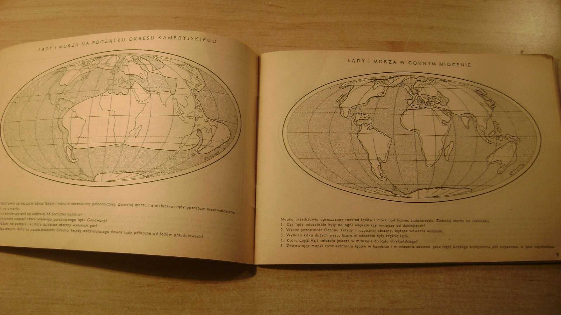 Starocie z PRL - Atlas Geografia świata z 1968r.