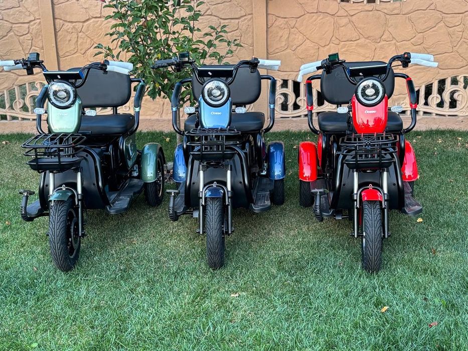 Трицикол CORCO《LOGAN 》Двигун 1000-1200W Батарея 72V-23Ah Доставка.