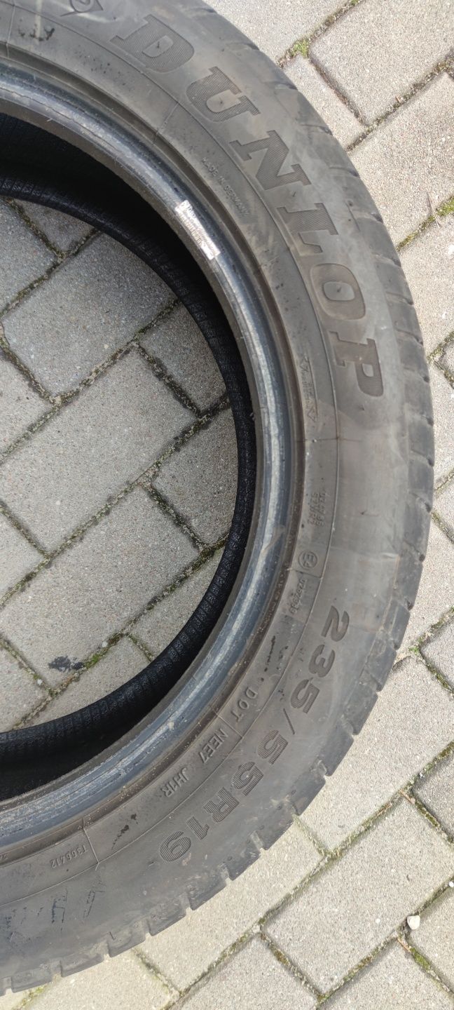 Opony letnie Dunlop 235/55 R19 2019 r dwie sztuki