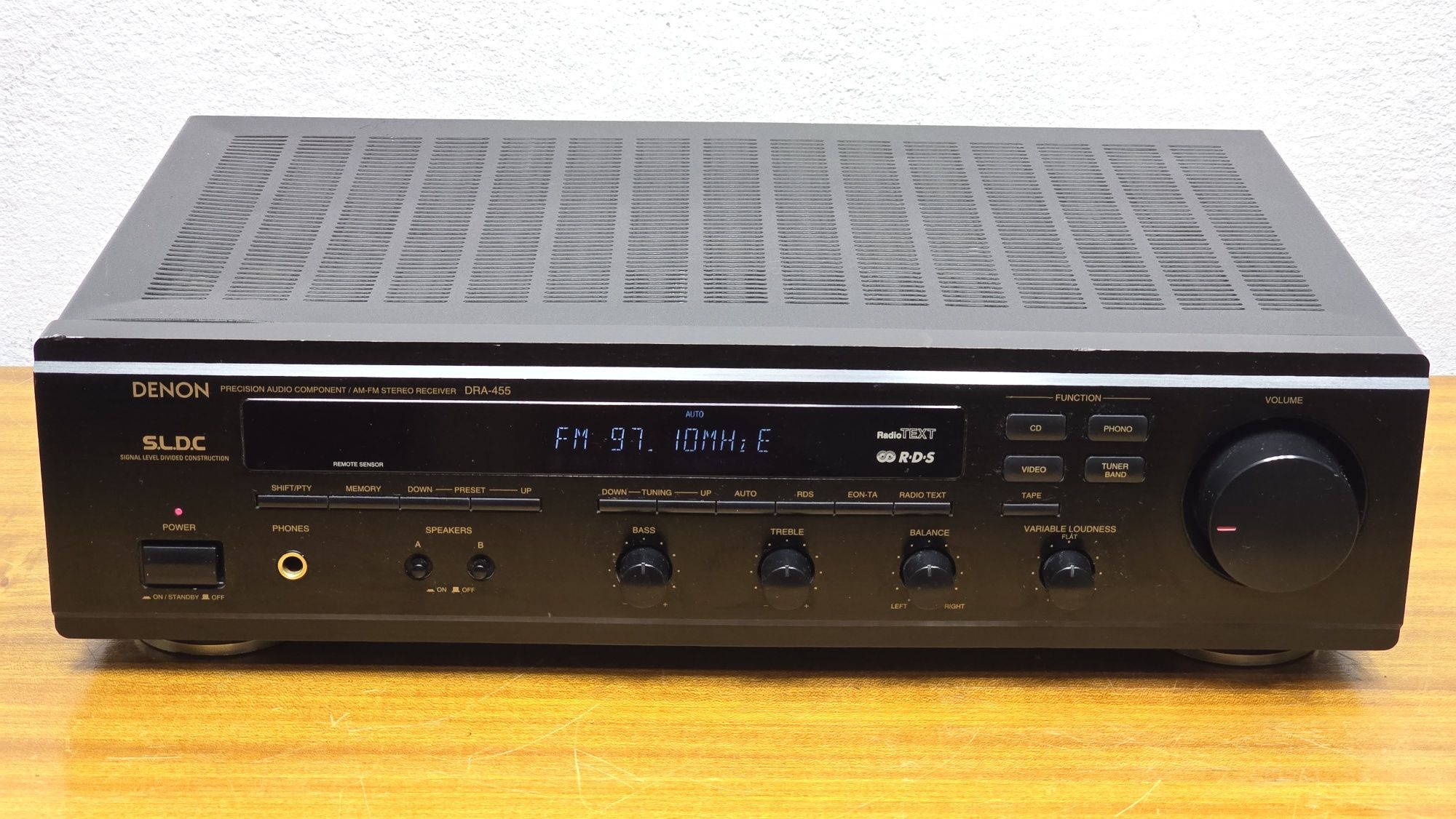 Denon DRA 455 Wzmacniacz amplituner 2x65W 6ohm Pilot