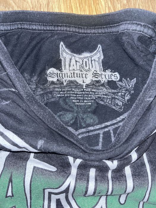 Оригінальна Футболка Tapout Signature Series (L) – Рідкісний Принт!