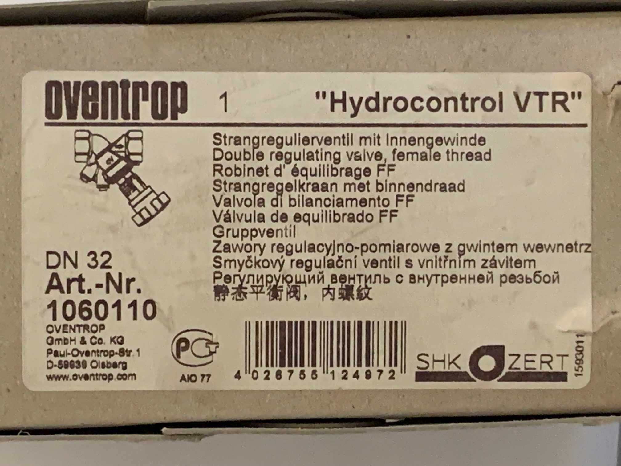 Zawór Hydrocontrol VTR DN32