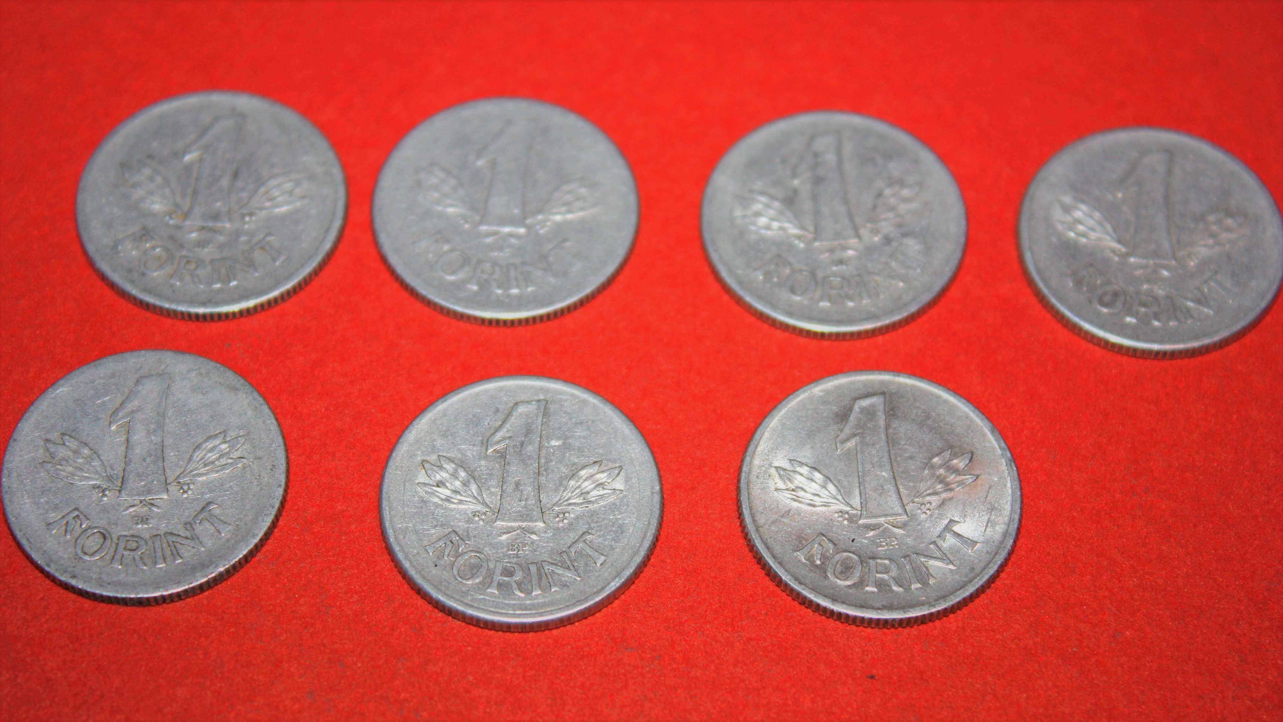 Węgry - 1 Forint -7 monet /1967 rok i następne