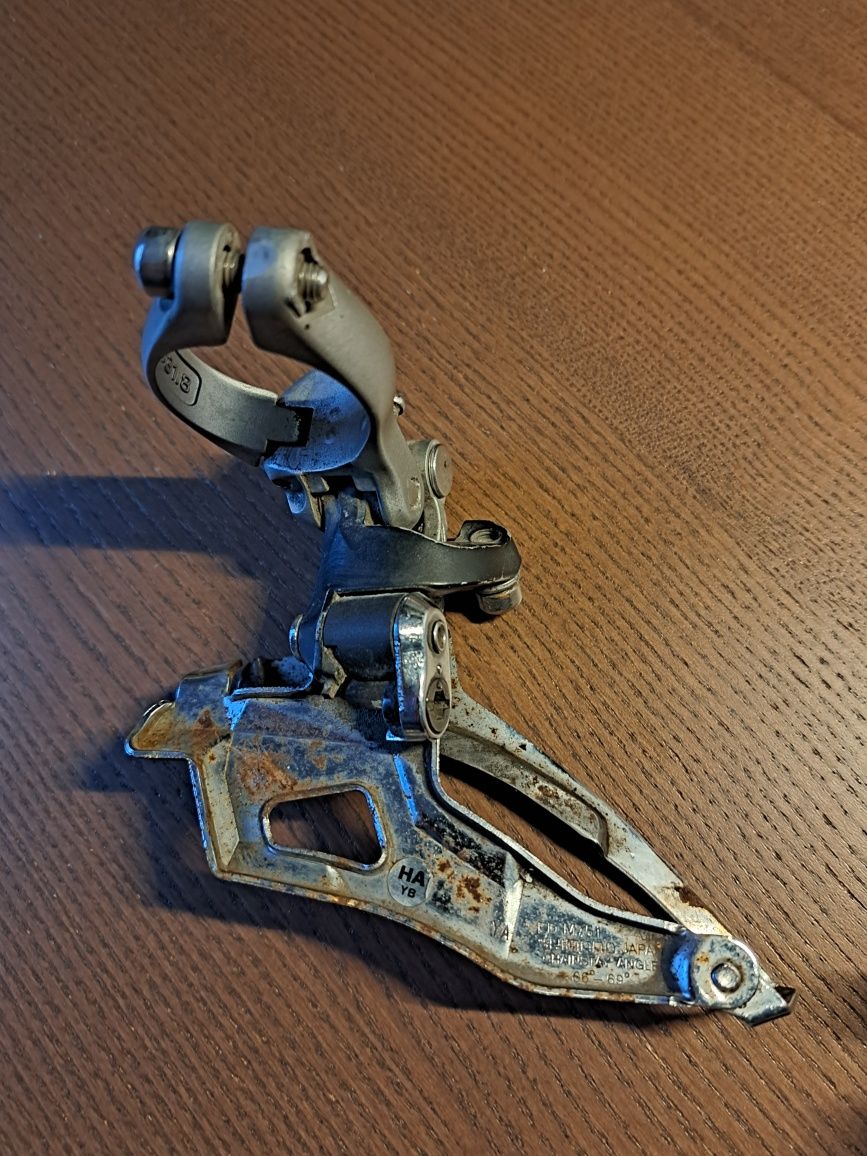 Przerzutka przednia 3 biegi shimano deore xt
