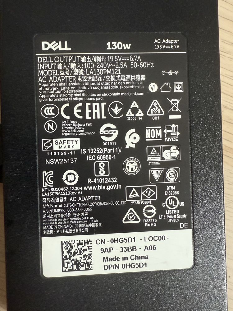 Stacja dokujaca Dell WD19 + zasilacz JAK NOWE!