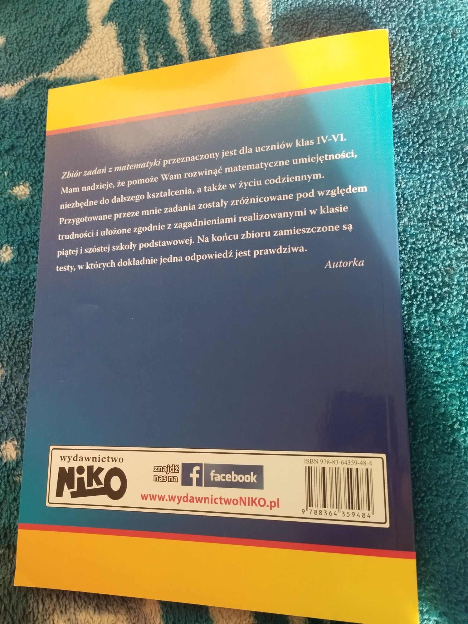 Zbiór zadań z matematyki dla klas IV-VI