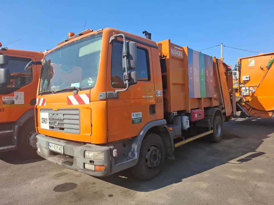 MAN TGL 12.180  Samochód MAN do odbioru odpadów komunalnych