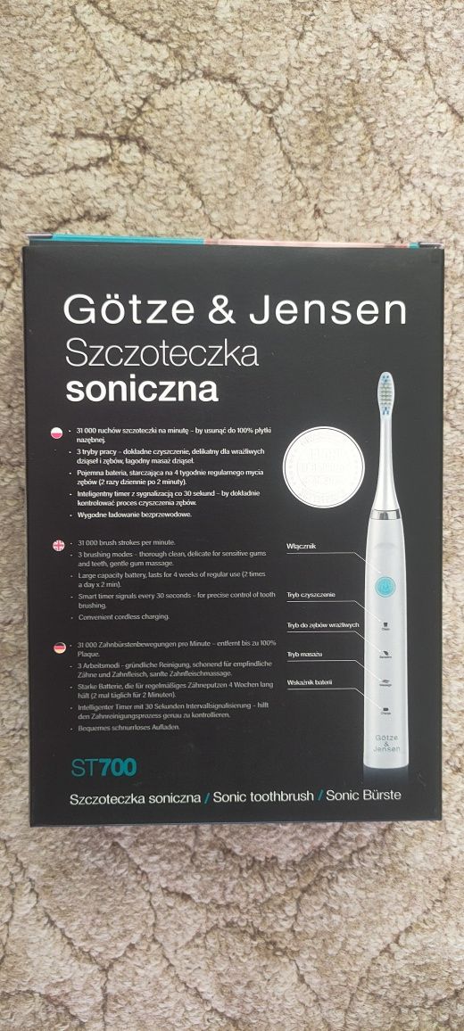 Szczoteczka soniczna GÖTZE & JENSEN ST700