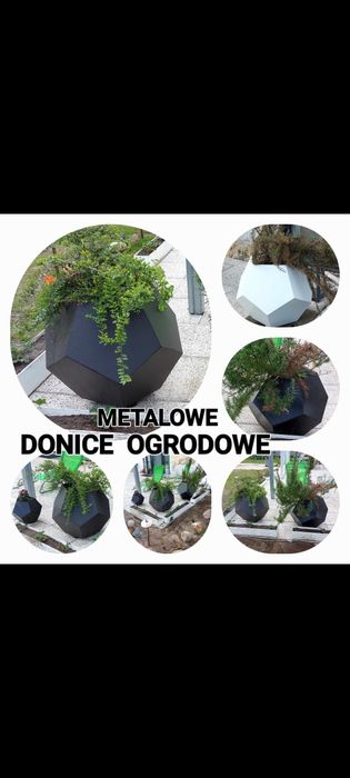 Donice metalowe bardzo mocne