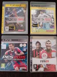 Pack 4 jogos futebol PS3 PES + FIFA