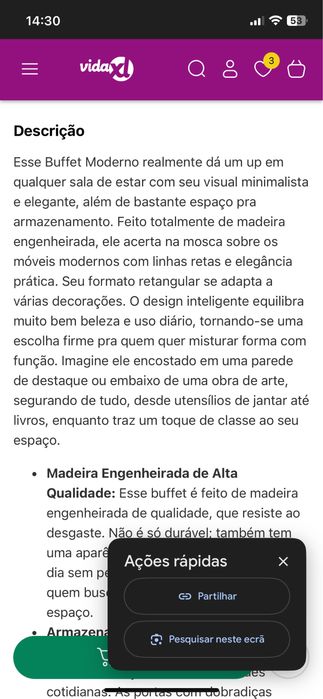 vidaXL Buffet com gaveta Preto 120 x 36 x 69 cm