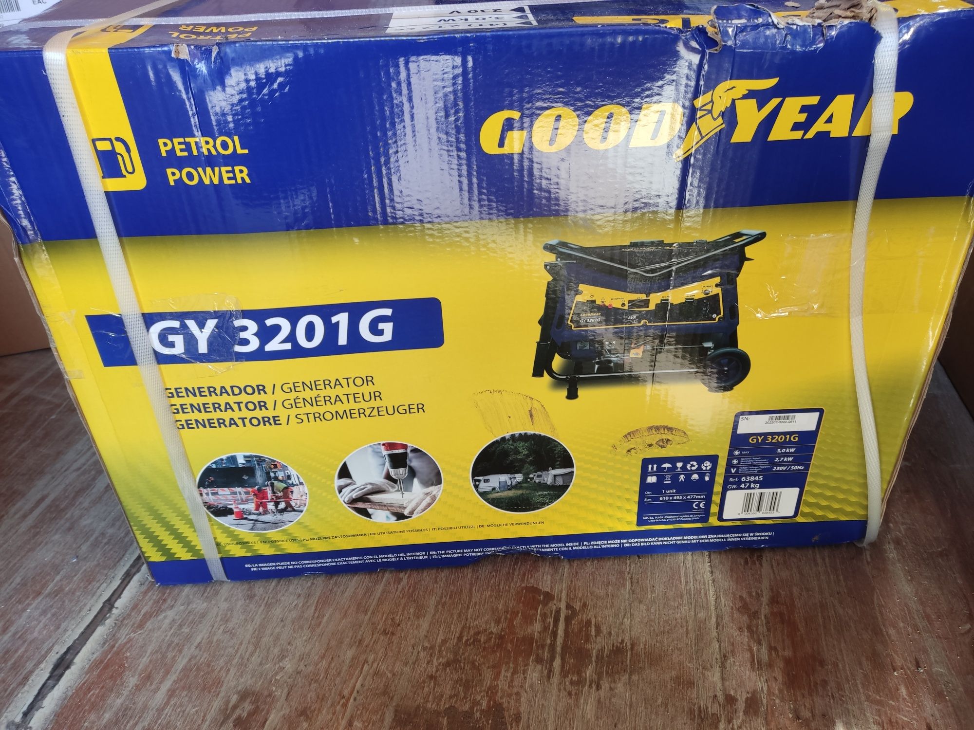 Генератор Goodyear G3201G 3 квт