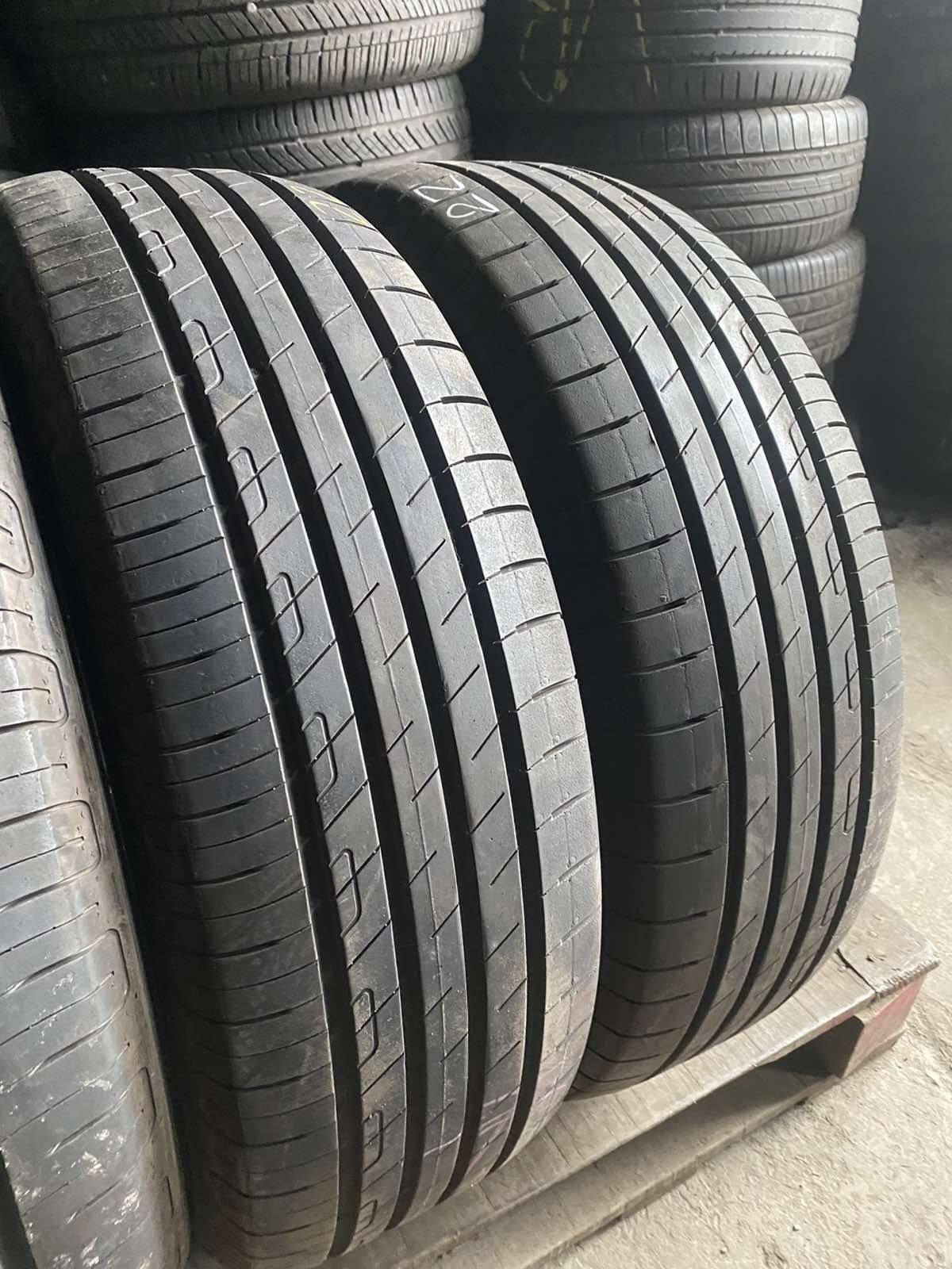 215.60.17 GoodYear 4шт лето БУ склад шины резина из Европы 60 R17