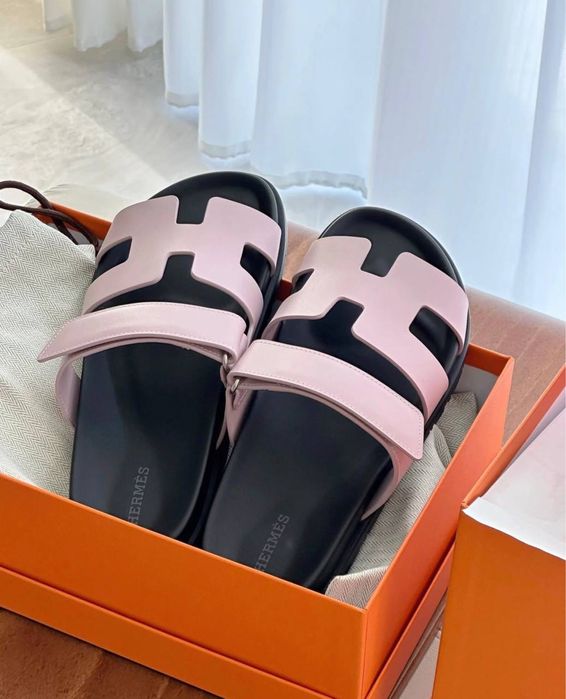 Шлепки Hermes 40 р (маломерят на 39)
