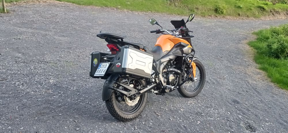 Romet ADV 250 kategoria B ABS wtrysk enduro turystyk kufry akrapovic