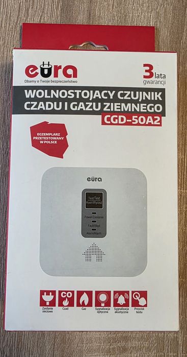Czujnik czadu i gazu nowy