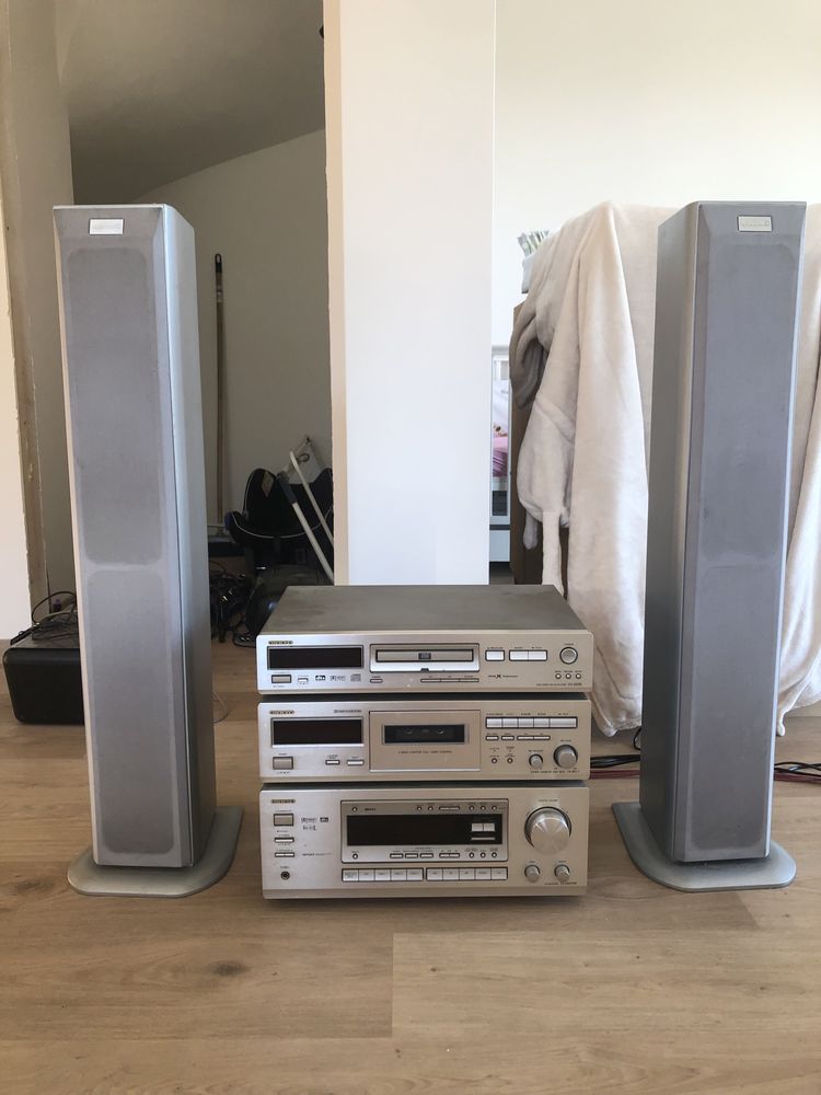 Zestaw kina domowego Onkyo + kolumny Quadral Ascent-650