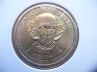 Stare monety 1 dolar 2008 Buren USA piękna