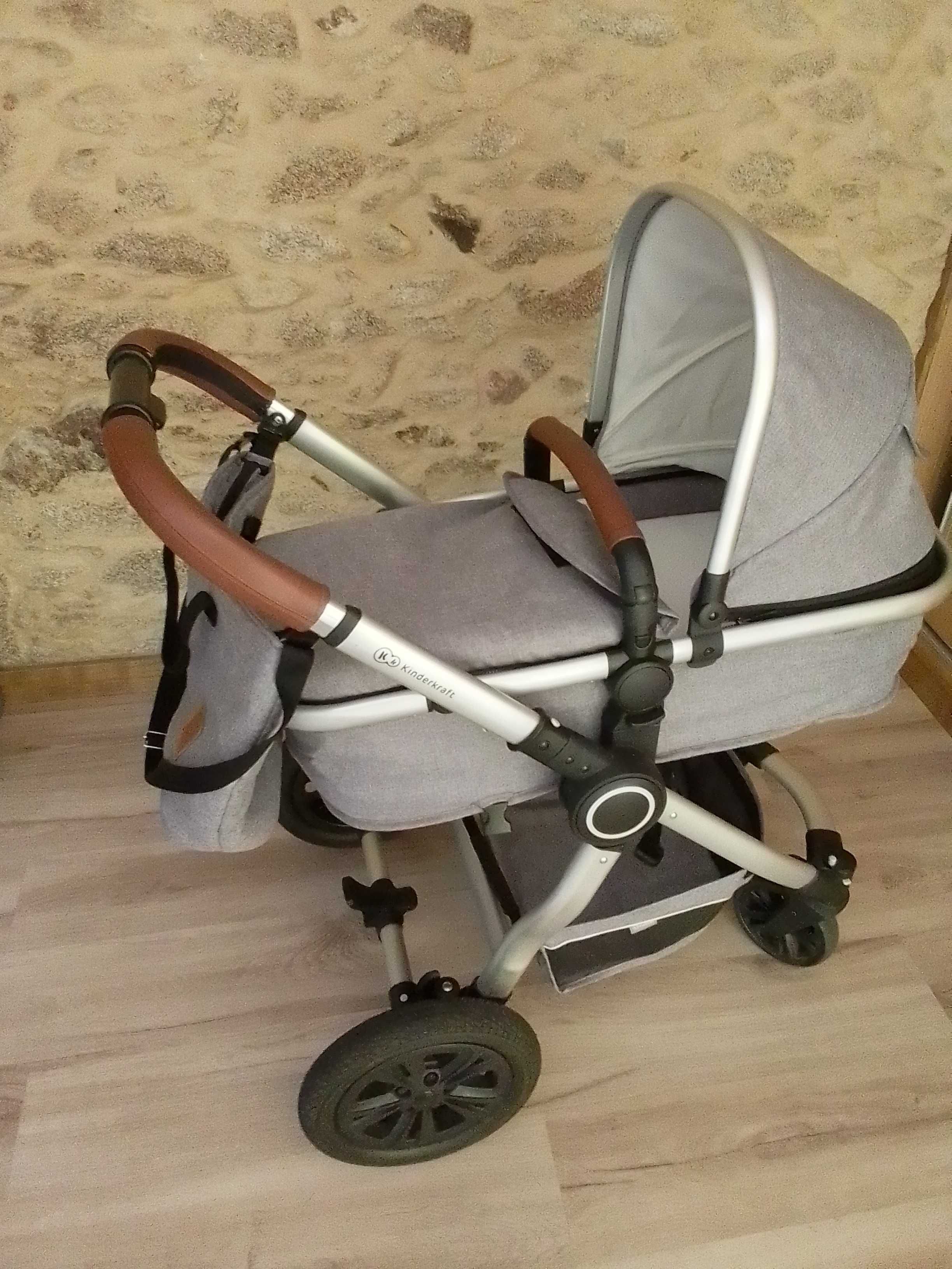 Carrinho kinderkeft veio 3 em 1