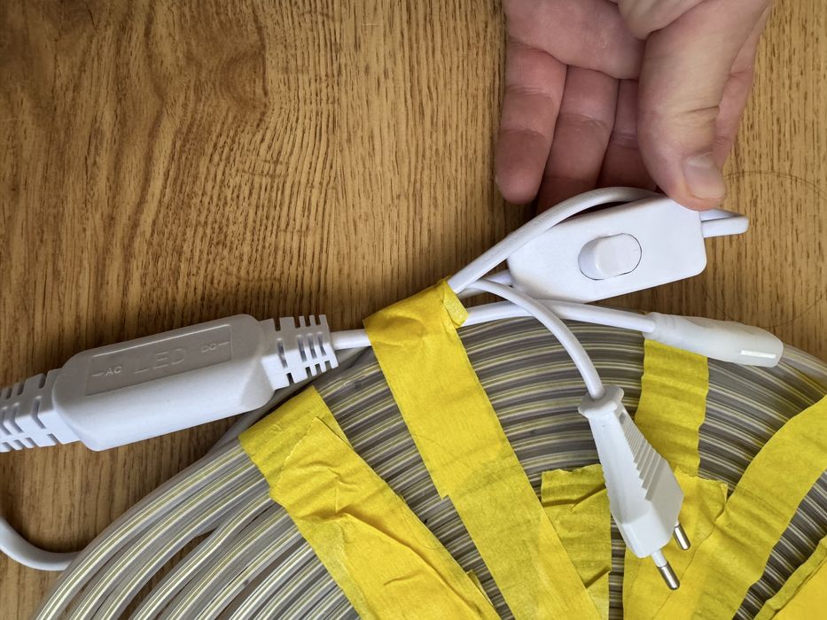 Tasma LED COB 220w / 16 metrow / 6000k / nowe