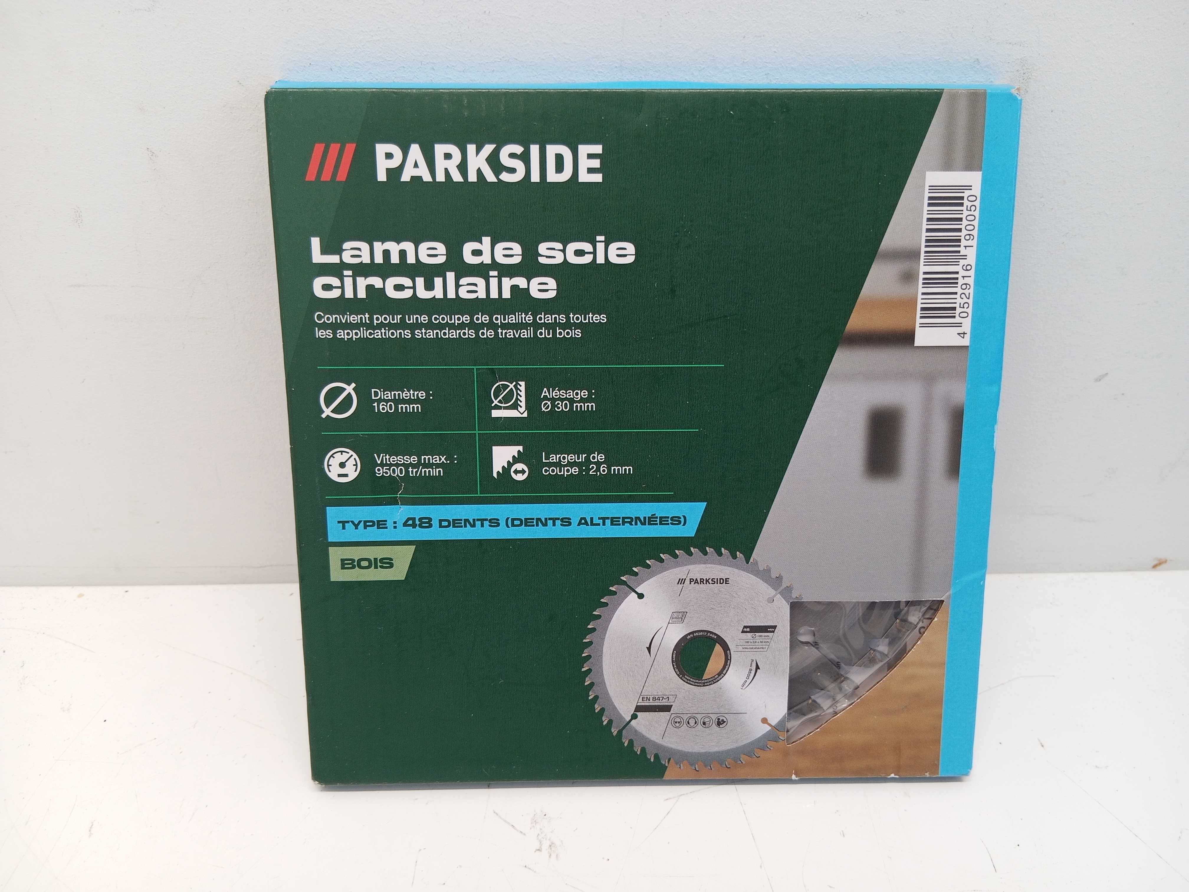 PARKSIDE Tarcza tnąca do Piły Tarczowej 160mm 48 Zębów Węglik Spiekany