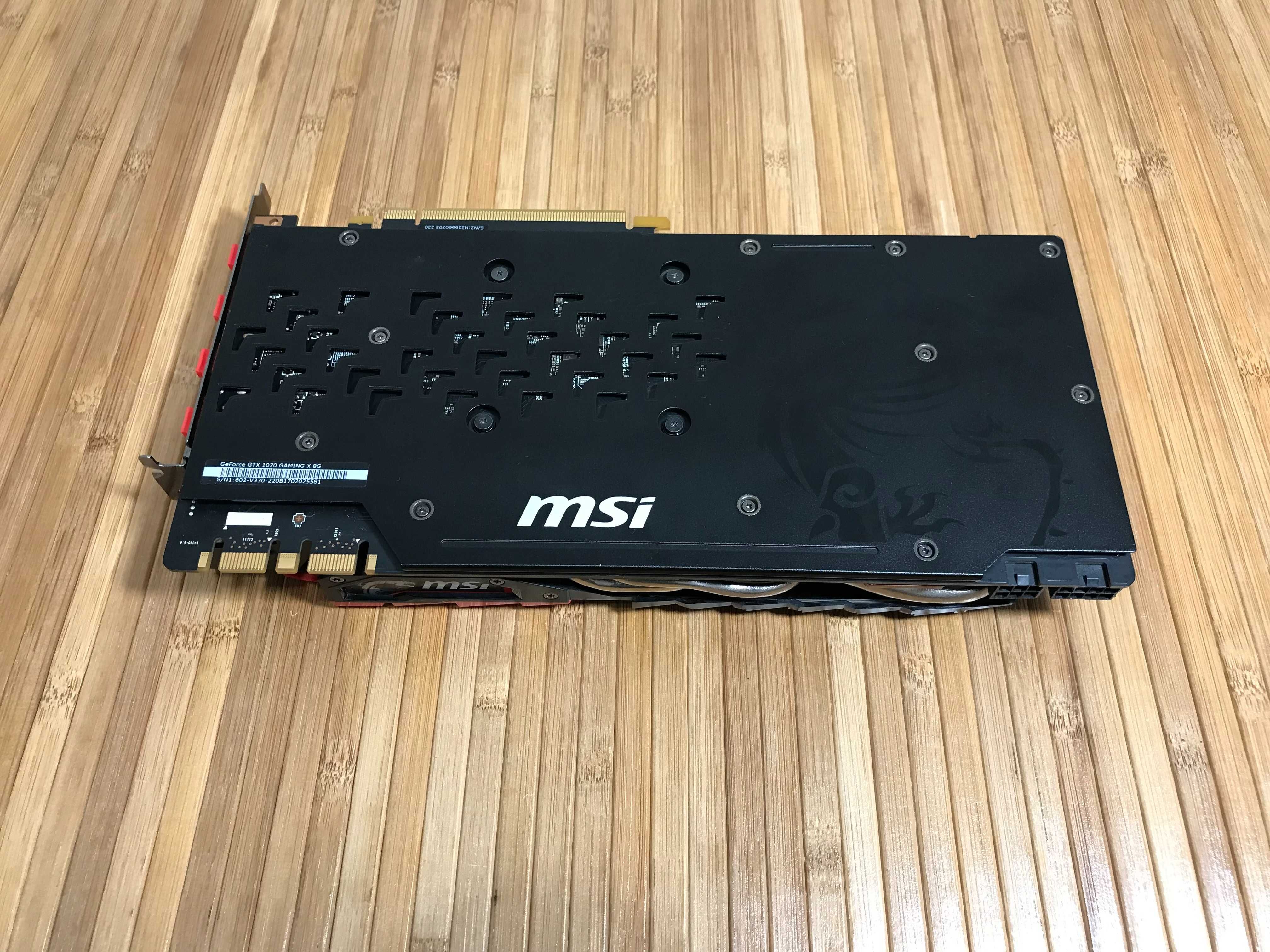 Видеокарта MSI GeForce GTX 1070 Gaming X 8GB GDDR5 (256bit)