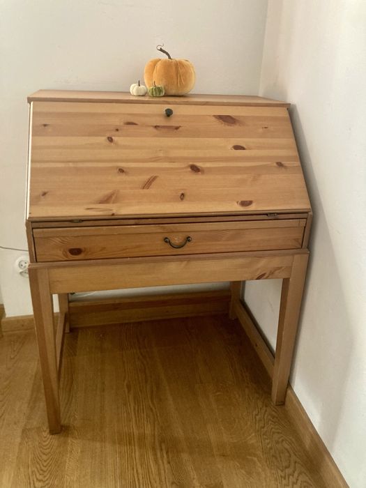 Ikea sekretarzyk leksvik hemnes drewno