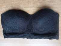 Biustonosz bardotka stanik czarny Secret Possessions 36 S