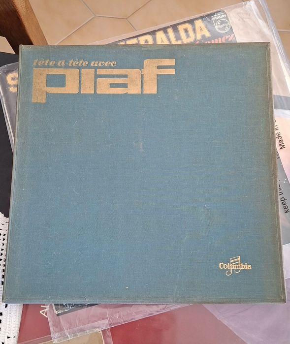 Disco de vinil  , tete a tete avec Piaf