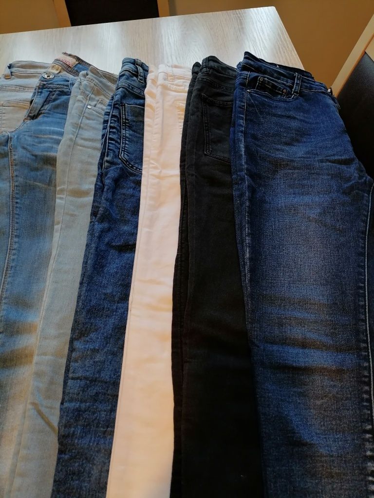Mega paka Spodnie jeans 8 szt