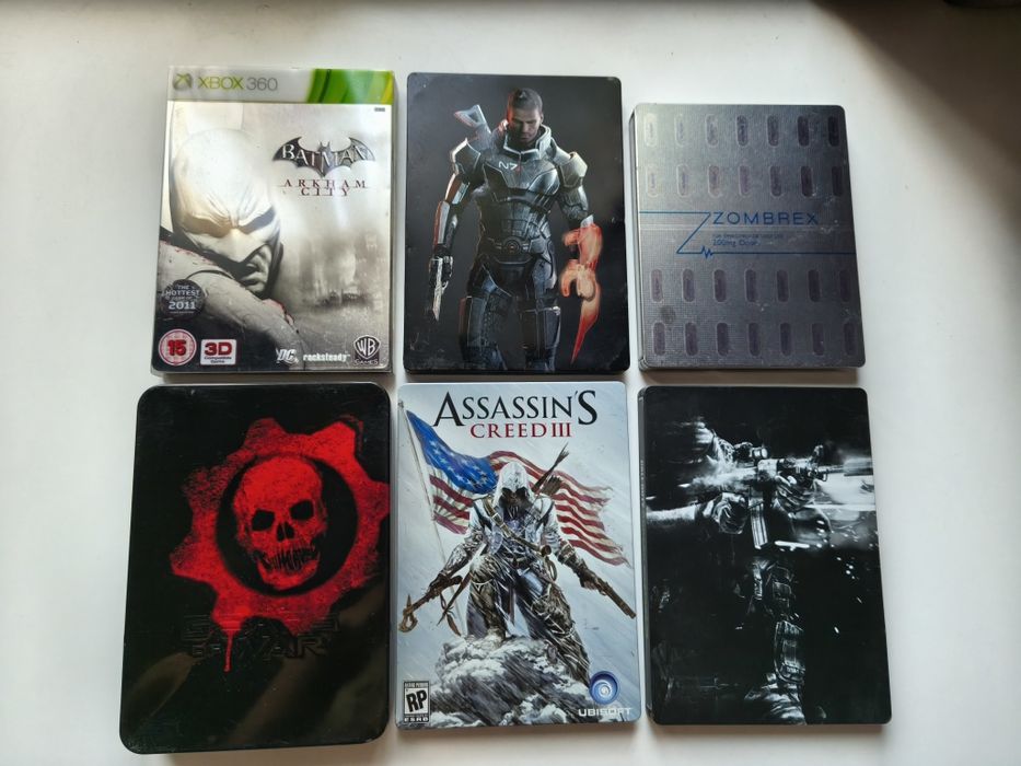 Комплект стилбуков для Xbox360 и PS3 (AC 3,Gears of war,Batman и т.д.)