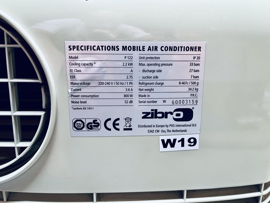 Klimatyzacja Zibro P 122 2.2kW