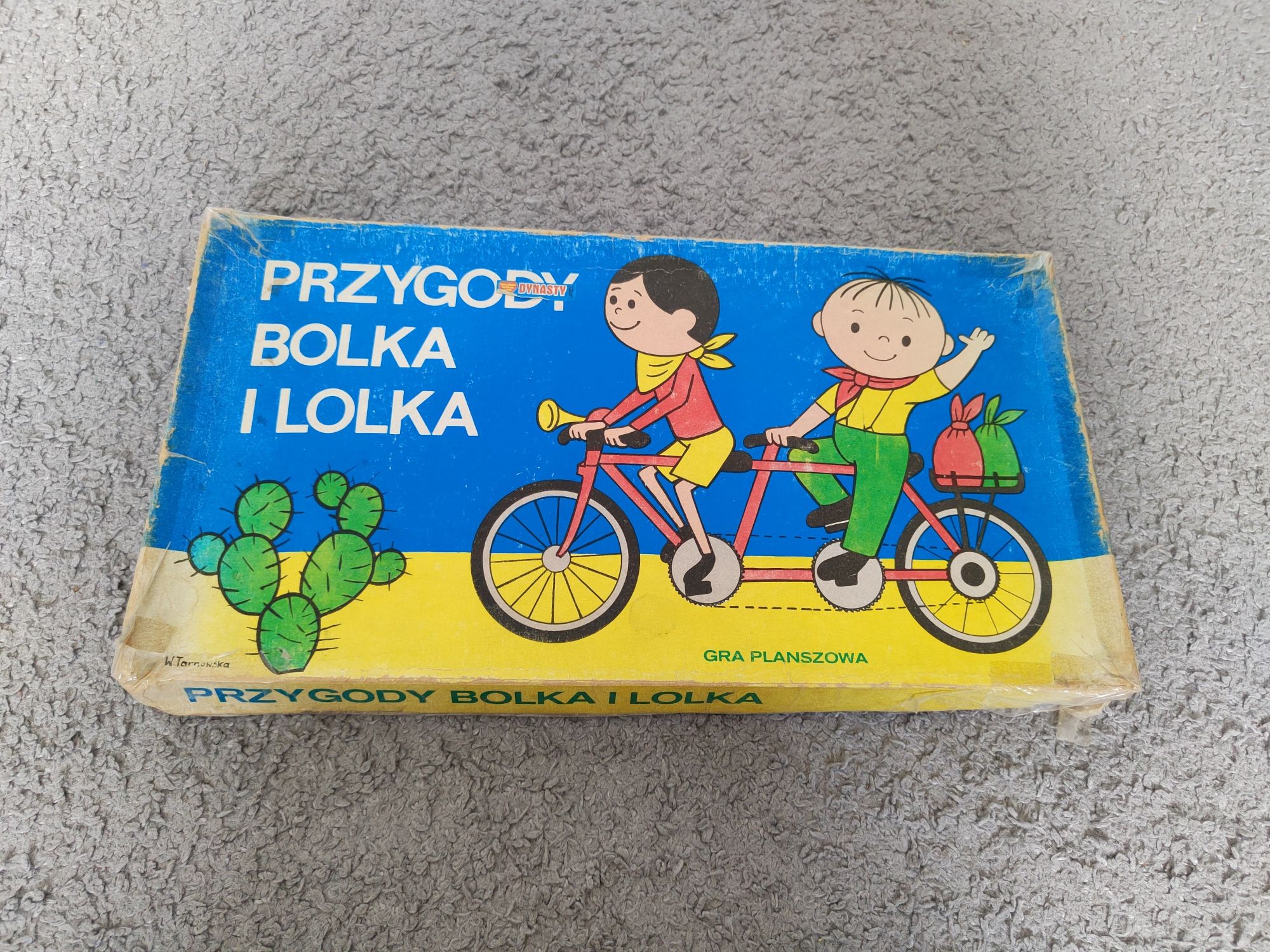 Gra planszowa Przygody Bolka i Lolka PRL, vintage